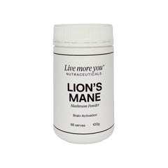 Live More You Nutraceuticals Lion's Mane