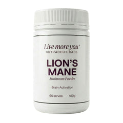 Live More You Nutraceuticals Lion's Mane