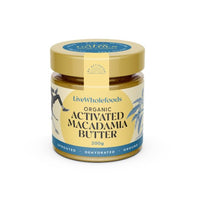 LIVE WHOLEFOODS Organic Activated Macadamia Butter | Mr Vitamins