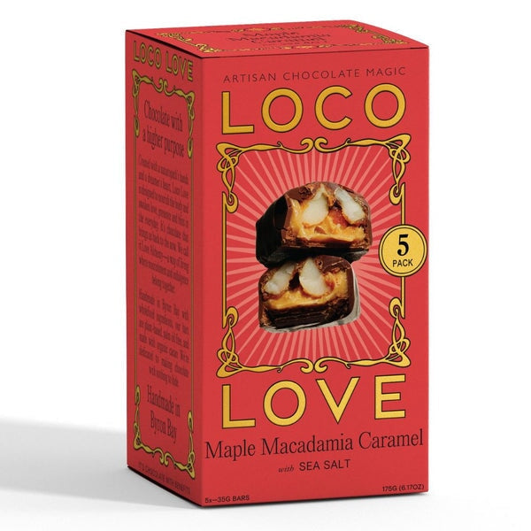 LOCO LOVE 5 PACKS Maple Macadamia Caramel | Mr Vitamins