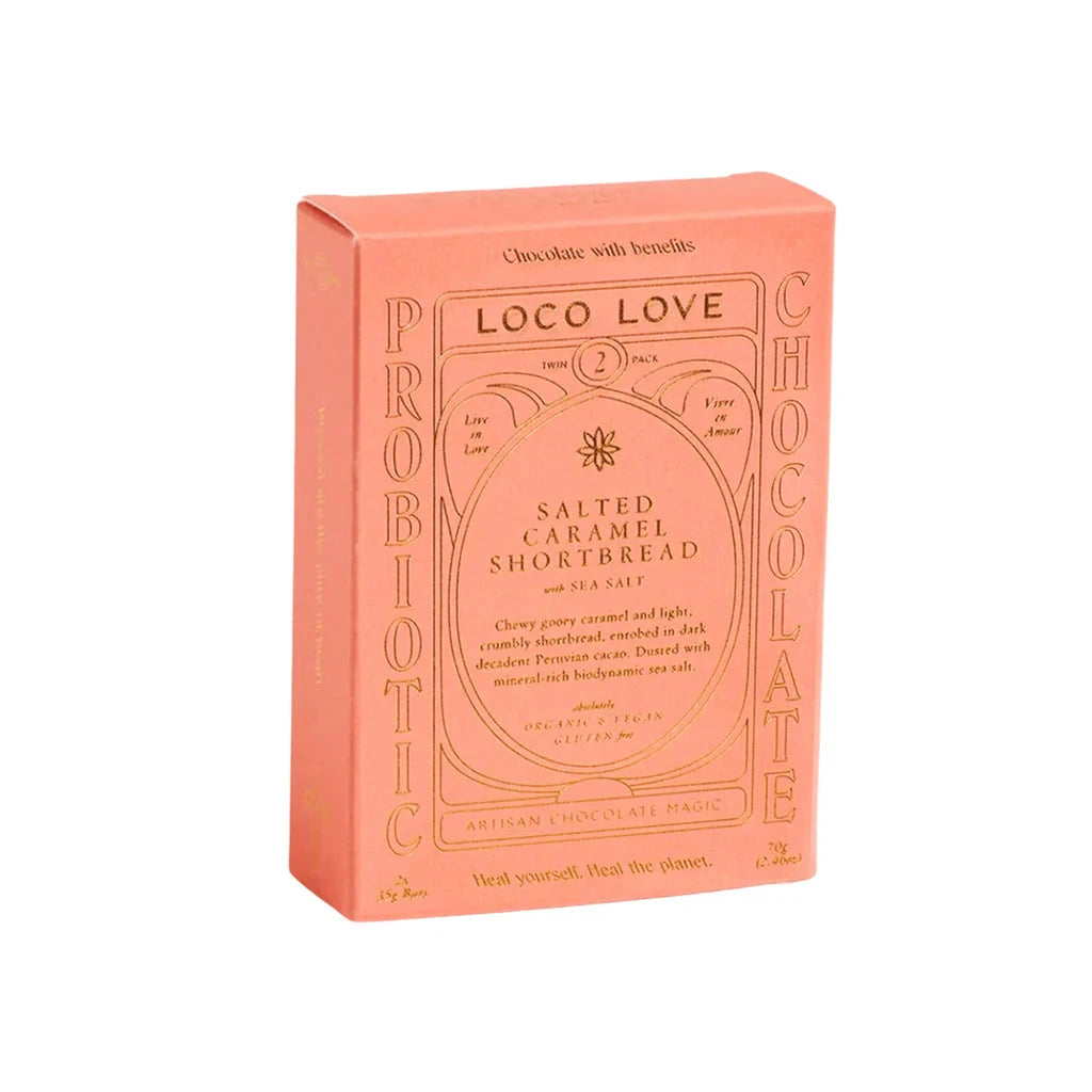 Loco Love Twin Salted Caramel Shortbread