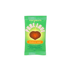 LOVING EARTH Crunchy Mint Dark Chocolate Heart Peppermint Crisp