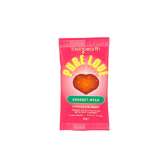 LOVING EARTH Sherbert Mylk Chocolate Heart