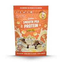 MACRO MIKE Golden Smooth Pea Protein Banana Sundae 455g | Mr Vitamins