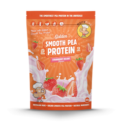 MACRO MIKE Golden Smooth Pea Protein Strawberry Delight 455g