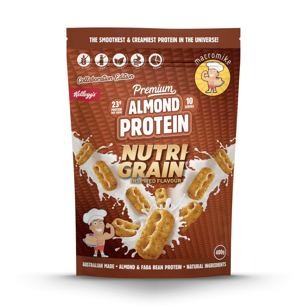 MACRO MIKE Premium Almond Protein Nutri-Grain 400g