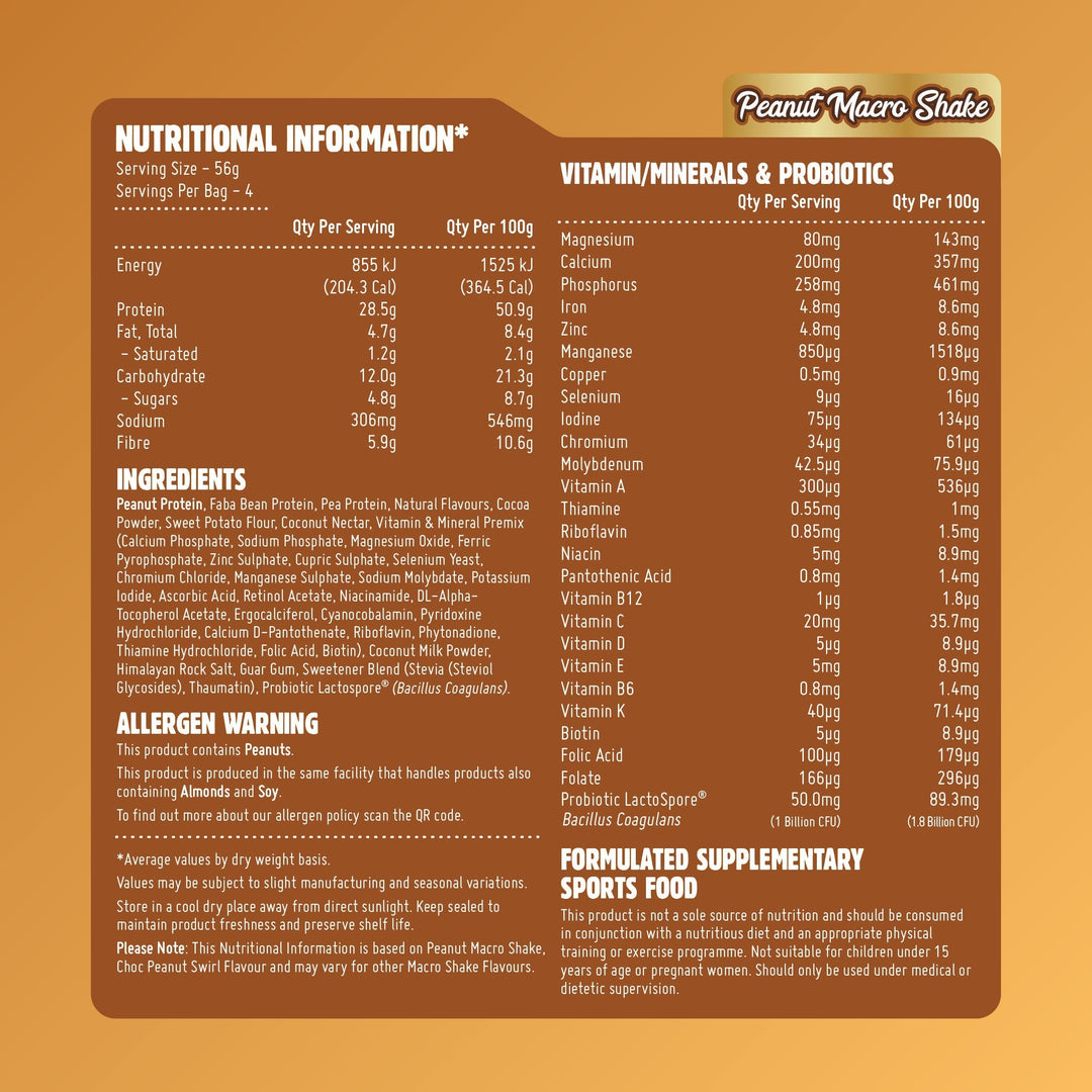Macro Mike The Macro Shake Meal Replacement Sample Pack | Mr Vitamins