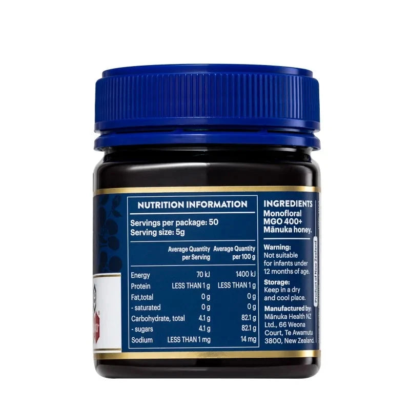 Manuka Health Manuka Honey MGO400+ | Mr Vitamins
