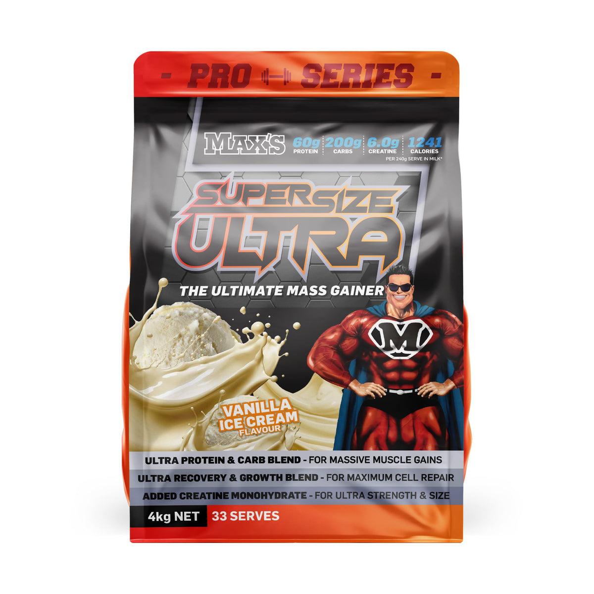Maxs Super Size Ultra Mass Gainer