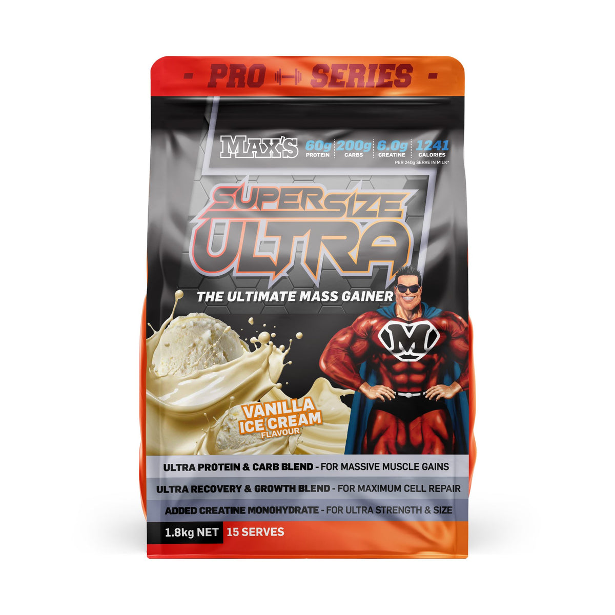 Maxs Super Size Ultra Mass Gainer