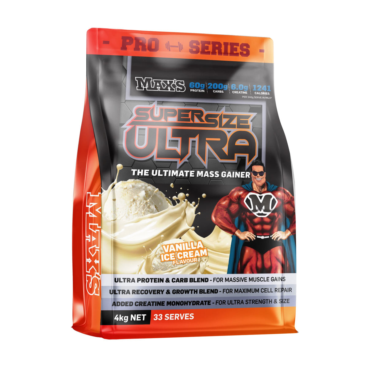 Maxs Super Size Ultra Mass Gainer