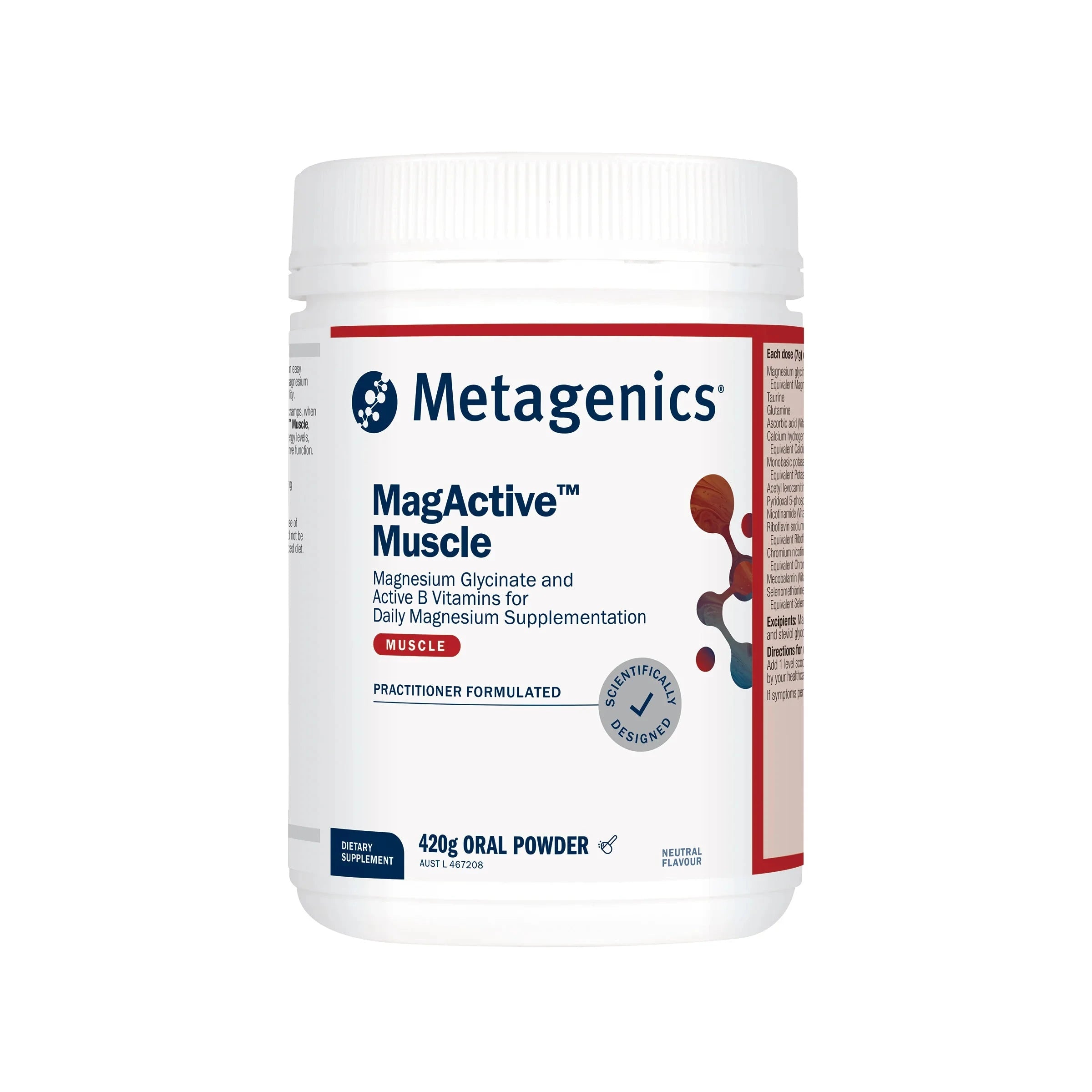 Metagenics MagActive™ Muscle Powder – Mr Vitamins
