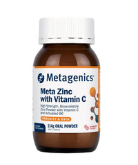 Metagenics Meta Zinc Plus Vitamin C Powder | Mr Vitamins