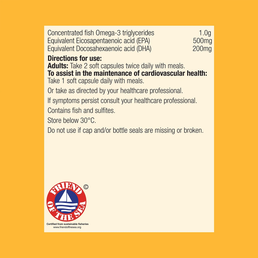 Metagenics OmegaGenics High Strength EPA DHA Fish Oil