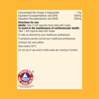 Metagenics OmegaGenics High Strength EPA DHA Fish Oil | Mr Vitamins