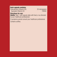 Metagenics Vitamin D3 1000IU | Mr Vitamins