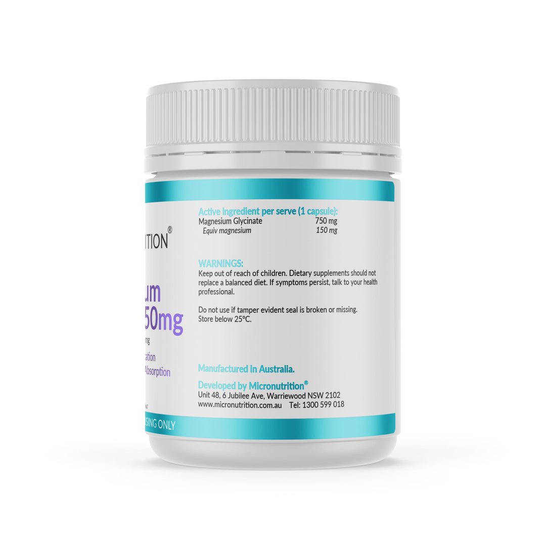 MicroNutrition Magnesium Glycinate 750mg