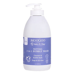 MooGoo 2-in-1 Bubbly Wash 1L