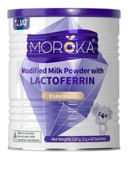 Moroka Modified Milk Powder with Lactoferrin Elderberry 2g*60 sachets (120g)