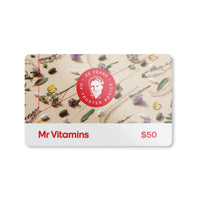 Mr Vitamins Gift Card $50 | Mr Vitamins
