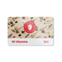Mr Vitamins Gift Card $50