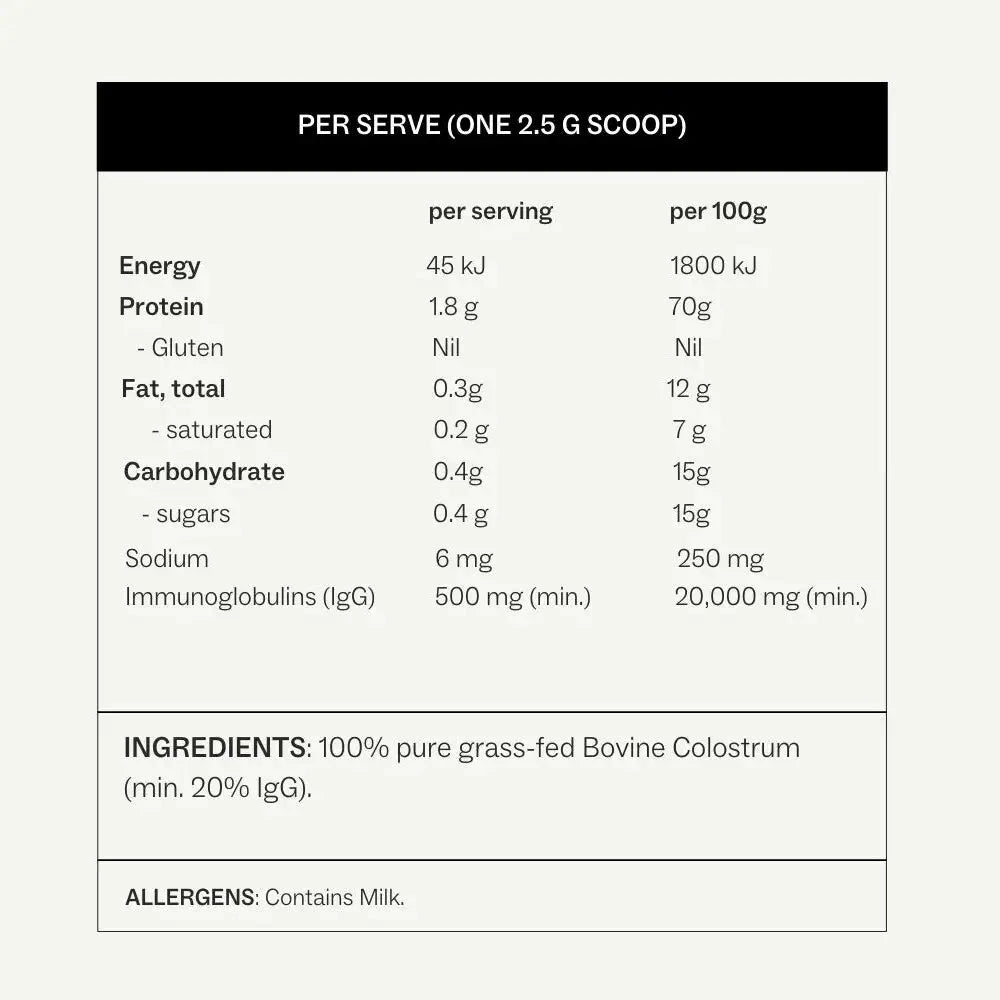 My Way Up Pure Colostrum | Mr Vitamins