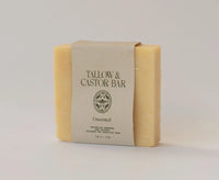 Naked Tallow Tallow and Castor Bar - Unscented | Mr Vitamins