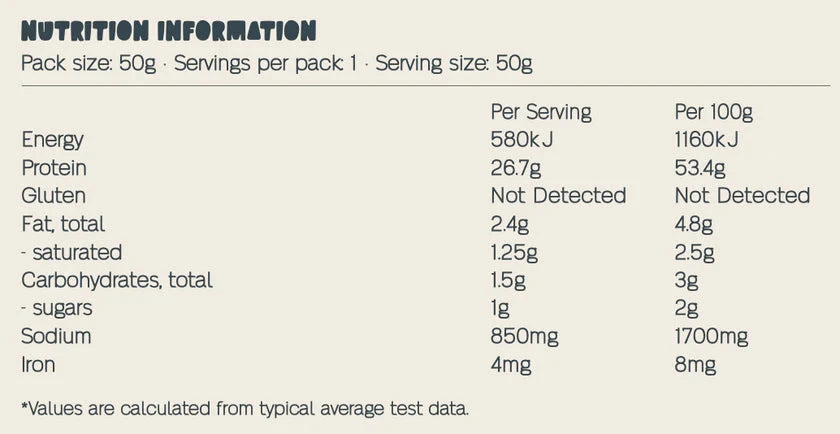 NATIV Foods Biltong Chilli | Mr Vitamins