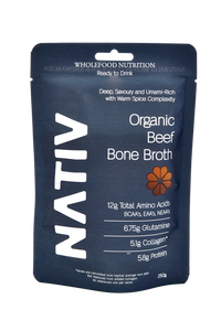 NATIV Foods Bone Broth Beef Grass-Fed Organic | Mr Vitamins