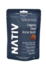 NATIV Foods Bone Broth Beef Grass-Fed Organic