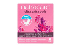 Natracare Ultra Extra Pads Super with Wings