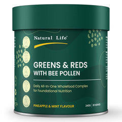 Natural Life Greens and Reds with Bee Pollen