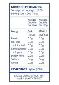 Naturally Sweet Xylitol Birch 500g | Mr Vitamins