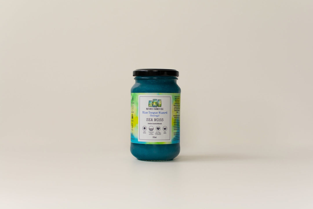 Natures Farmer Sea Blue Tongue Wizard Sea Moss Gel
