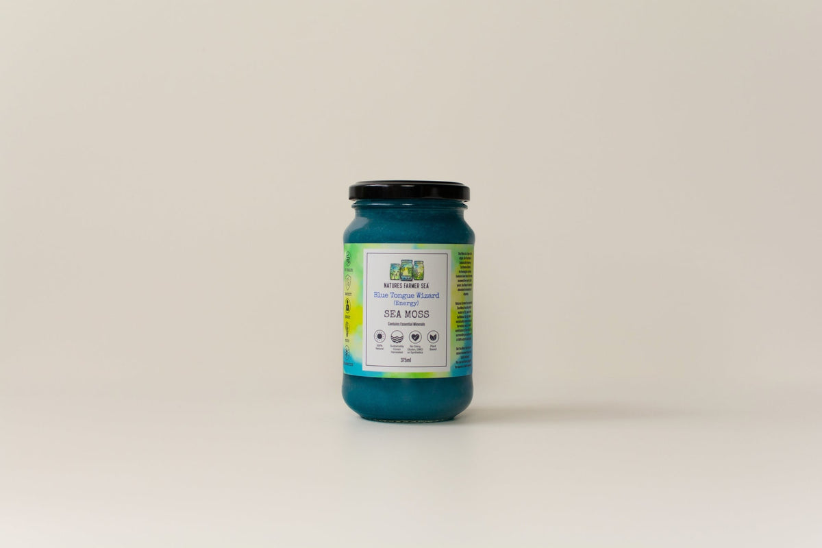 Natures Farmer Sea Blue Tongue Wizard Sea Moss Gel