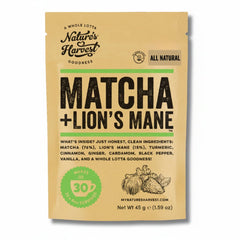 Natures Harvest Matcha and Lions Mane