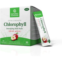 Natures Sunshine Extra Strength Chlorophyll Stick Packs – Crisp Apple (30 to-go packs) | Mr Vitamins