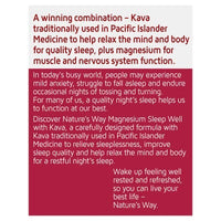 Natures Way Magnesium Sleep Well with Kava | Mr Vitamins