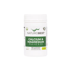 Naturobest Calcium And Magnesium Plus K2 And D3 Powder