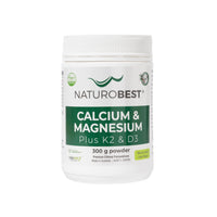 NaturoBest Calcium & Magnesium Plus K2 & D3 300g | Mr Vitamins