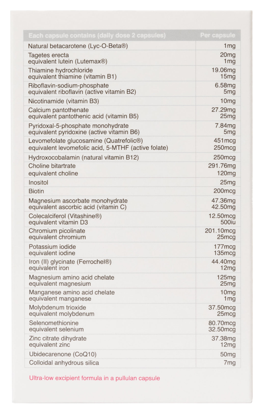 Naturobest Preconception Multi For Women