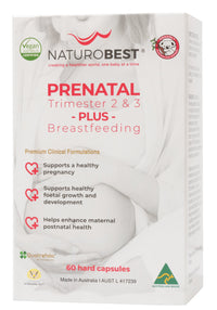 Naturobest Prenatal Trimester 2 And 3 Plus Breastfeeding | Mr Vitamins