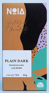NOIA Chocolate Plain Dark with Reishi 70% Cacao | Mr Vitamins