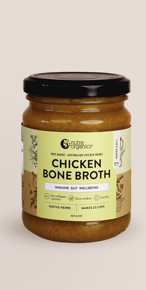 Nutra Organics Bone Broth Chicken Concentrate Native Herbs
