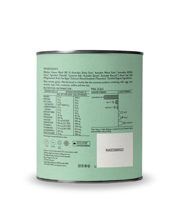 Nutra Organics Clean Greens