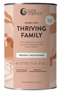 Nutra Organics Thriving Protein Cacao Choc | Mr Vitamins
