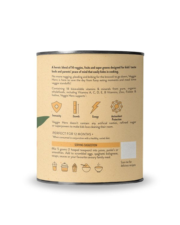 Nutra Organics Veggie Hero Kids