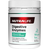 Nutralife Digestive Enzymes 120 Capsules | Mr Vitamins