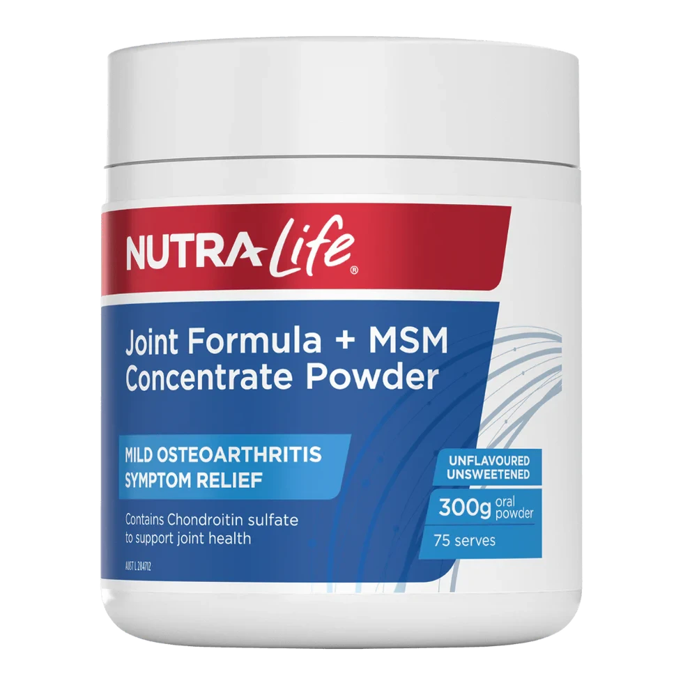 Nutralife Glucosamine Chondroitin Msm Joint Food Concentrate (Unflavoured) Powder | Mr Vitamins