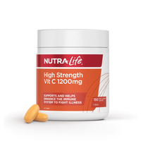 Nutralife High Strength Vitamin C 1200mg 150 Tablets | Mr Vitamins